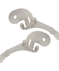 Left And Right Adjustable Stainless Steel Chrome Fog Light Mounting Brackets For Mini R50 R52 R53 2001 To 2006 Replacement Predrilled 2 Pack