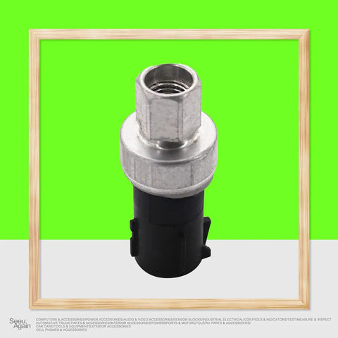 Front view of Premium AC Pressure Switch Replacement For Focus Fiesta Escape Plug And Play Install Cross Reference 6F93-19D594-AA