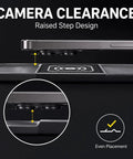 Wireless Charging Pad For Chevrolet Blazer EV 2024 Through 2026 Fast Charge Mat showing raised step design for camera clearance.