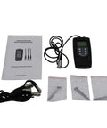 Three Channel Vibrometer Gauge Analyzer With Three Piezoelectric Transducers For Vibration Testing, manual and probes