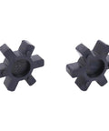 Chamixx black NBR rubber spider center inserts for L-jaw coupling (L099/L100), 2 pcs shown
