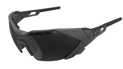 Vision Type E Safety Glasses With Anti Fog Coating, Scratch Resistant Smoke Lens, Lightweight Gray Half Frame Eyewear