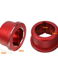 BILLFARO LS timing cover alignment tool set, red aluminum, 2-piece for LS engines (front/rear)