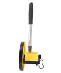 Fauitay 8 Inch Measuring Wheel with Telescopic Pole for Distance shown with a rubber wheel and adjustable pole in yellow and black.