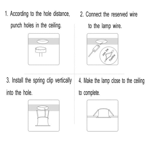 Installation instructions for Slick Adjustable LED Recessed Downlights With Tilting Gimbals For Vaulted Ceilings 10W COB.
