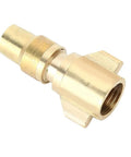 Copper Misting Spray Nozzle With Adjustable Spray Patterns For Greenhouse Cooling Pro Grade Water Sprayer Delivers Fine Atomization G One Quarter Thread 
