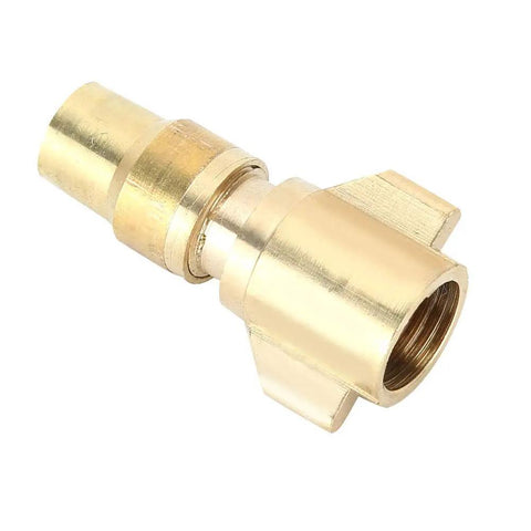 Copper Misting Spray Nozzle With Adjustable Spray Patterns For Greenhouse Cooling Pro Grade Water Sprayer Delivers Fine Atomization G One Quarter Thread 