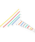 Hassle Free Professional Grade Preformed Jumper Wires With Right Angle Pins For Breadboards and Circuit Prototyping, 14 colors and sizes.
