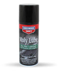 Moly Lube Dry Film Gun Lubricant Aerosol Spray 9.5 Ounce bottle front view for metal gun parts lubrication.