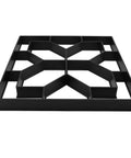 Concrete Stepping Stone Mold Reusable 40x40cm For DIY Paving Paver Cement Garden Patio Lawn Walkways With Custom Patterns And Easy Release No Mess Setup Durable ABS Construction For Long Lasting Outdoor Use, front view.