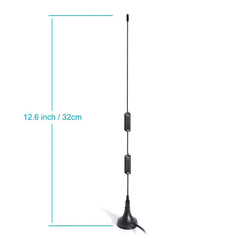 Magnetic Base FM Radio Antenna and AM Loop Antenna for Indoor Home Stereo Receivers With Bluetooth HD Radio Ready Tuner