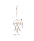 Wooden Dream Catcher DIY Kit With 50 Unfinished Hollow Wood Shapes For Painting Boho Hanging Wall Decor Ornaments For Bedroom Living Room And Craft Projects, 11cm x 7.5cm