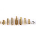 M2 M3 Hex Standoff Kit For Electronic Projects DIY Repair Includes Brass Screws Nuts And 304 Stainless Spacers Assorted PCB Spacers And Mount Hardware For Makers And Hobbyists brass standoffs and screw