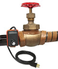 XtremeFLEX Mid-Temperature Silicone Heating Tape With Adjustable Thermostat Control, 144W, 120V, 2 Feet on industrial pipe