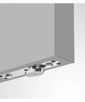 Heavy Duty Springback Pivot Hinge For Restaurants And Commercial Doors perspective view showing steel components for durability.