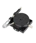 Compact 40mm Manual Sliding Platform Rotary Stage With 360 Degree Optical Adjust Stage Aluminum Micropositioning Platform Multi Axis