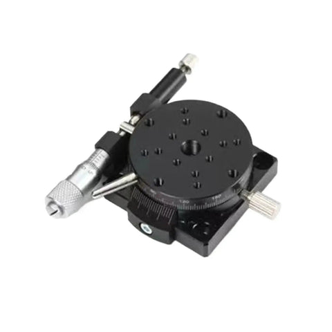 Compact 40mm Manual Sliding Platform Rotary Stage With 360 Degree Optical Adjust Stage Aluminum Micropositioning Platform Multi Axis