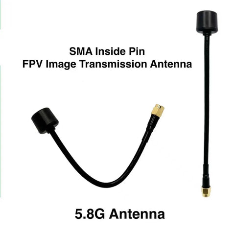 High Gain FivePointEightGHz FPV Antenna for RC Drones LHCP with SMA Male TwoPointFive dB Signal Boost Replacement Antenna