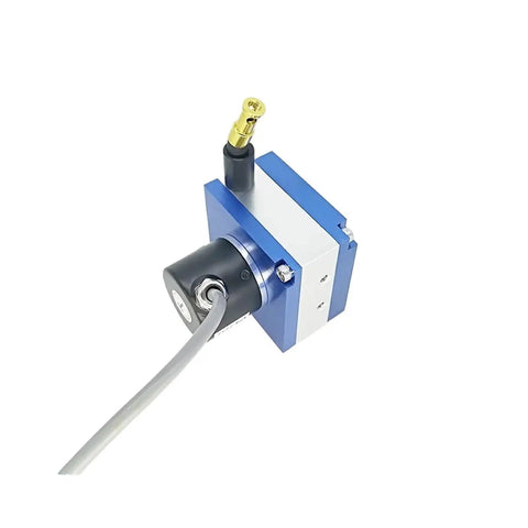 CESI S2000P 2000mm Linear Motion Transducer With 6 Digit Counter Display HB961 Built To Last Industrial Grade Precision Sensor For Ultra Accurate Travel Feedback, blue housing