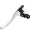 7/8 Inch Mini Bike Clutch Lever Perch for 7/8 Handlebar, metal construction, side view showing mounting details.