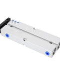 TN16 X100 S Pneumatic Double Acting Aluminum Alloy Air Cylinder with rust resistant sealed inlets for linear actuation, 10200mm stroke.