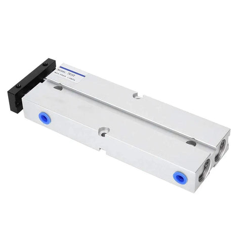 TN16 X100 S Pneumatic Double Acting Aluminum Alloy Air Cylinder with rust resistant sealed inlets for linear actuation, 10200mm stroke.
