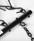 Heavy Duty Drag Harrow 4 Ft By 4 Ft Steel Mesh With 3/8 Inch Tines detail, showing chain attachment and steel rod
