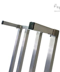 Heavy Duty Aluminum Dunnage Rack With 1850 Lb Capacity All Welded Aluminum Storage Platform For Industrial Warehouses Restaurants And Backrooms Elevates Items Off The Floor Rust Resistant Built To Last 36 Inch By 20 Inch By 8 Inch, angled view