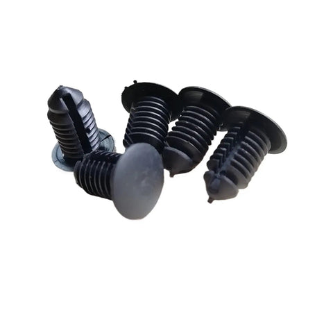 Rock Solid Heavy Duty Car Clips Nylon Auto Fastener Bumper Retainer Plastic Rivet Kit For Tough Uphills And Rides Guaranteed Long Lasting Performance, black nylon trim clips