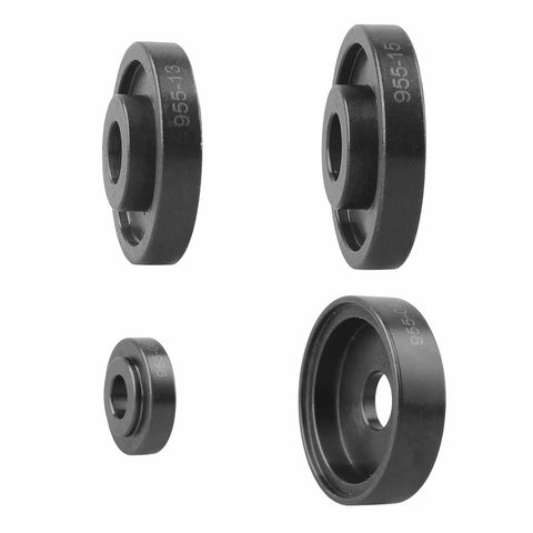 Front Wheel Drive Bearing Removal Tool Set with bushings for on-vehicle bearing replacement, compatible with most FWD cars and small trucks.
