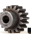 17T Pinion Gear With 1.0 Metric Pitch, Fits 5mm Shaft, Compatible With Steel Spur Gears, Includes Grub Screw