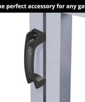 Reversible Gate Handle That Works For Right Or Left Handed Use With Side Fixing Legs for Rock Solid Install on Square Post Gate