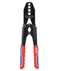 Heavy Duty Battery Cable Lug Crimping Tool For 1/0 2/0 3/0 4/0 AWG Lugs, Copper Wire Lug Crimper With Ergonomic Anti Slip Handle