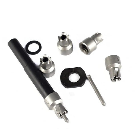Spot Weld Cutter Set 5 Pack 3/8 Inch HSS Blades For Ripping Welds And Drilling Holes In Metal Sheets