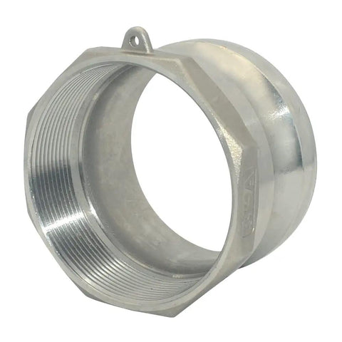 Female Pipe Threads 3 Inch Type A Trash Pump Adapter Male Camlock And Groove Hose Fitting Stainless Steel 316 For Vacuum Trucks Beefy Heavy Duty Suction And Discharge Line Assembly, threaded