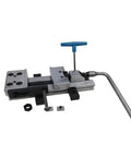 Rock Solid Modular Bench Vise For Cnc Milling Gt150a Gt150b heavy duty clamp with precision components and handle for shop projects.
