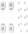 10 Pack Child Safety Cabinet Locks Easy Install Plastic Latches For Cabinets Drawers Fridge Oven Toilet Kitchen Cupboards