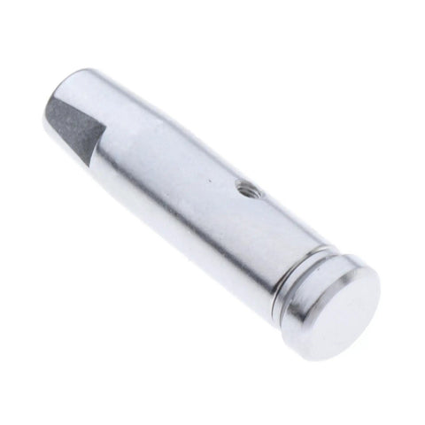Metal Epee Socket For Fencing Training And Competition Durable Electric Epee Socket Accessory showing side angle view EF37