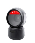 1D 2D QR Barcode Scanner with Buzzer and LED Indicator, Automatic Omnidirectional Desktop Reader for Retail and POS