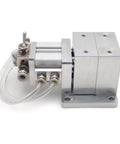 Pneumatic Milling Vise Heavy Duty Bench Clamp For Milling And Drilling Machines, Lightweight Aluminum Alloy Build, 3mm Stroke For Fast Precise Workpiece Positioning, Stable Clamping Force For Reliable Workholding on CNC fixture