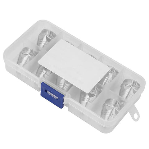 Premium P80 Plasma Cutting Consumables Set With 10 Durable Nozzle Tips For Air Plasma Machines in storage case.