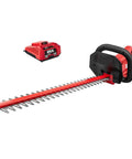 PWR Core 40 Brushless 40V Cordless Hedge Trimmer Kit with 24 Inch Dual Action Blade and Auto PWR Jump Charger