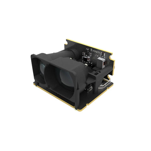 Side view of TFA170-L 170m LiDAR Sensor Scanner for drones and robots, ultra lightweight 10g ranging module with RS232.