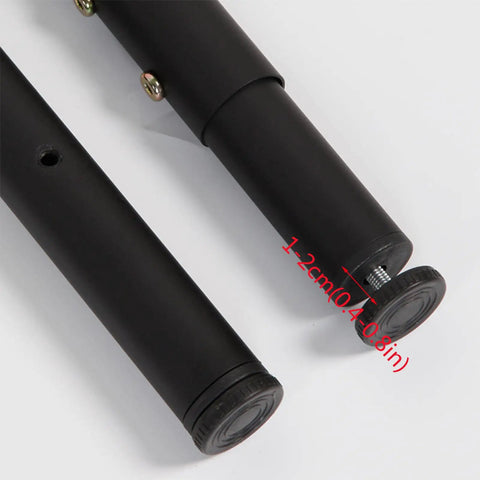 Badass Adjustable Telescopic Table Legs With F Shape Clamp Mount black steel legs adjustable from 650mm to 950mm