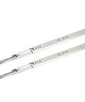 Beefy 20 Inch Drawer Slides With Full Extension Ball Bearings 3 Fold Locking 264 Lb Load Durable Built For RVs Trucks Industrial Drawers And Server Cabinets, pair