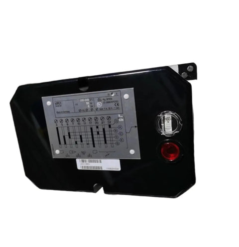 LEC1 8851 Burner Controller for Industrial Equipment Built Tough for High Performance Thermal Energy Management and Reliable Replacement Part for Factory Burners and Heavy Equipment black metal housing with indicator lights
