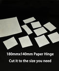 RC Airplane Paper Hinge Sheet For Aileron Rudder And Tail Wing Connections, various cut sizes shown