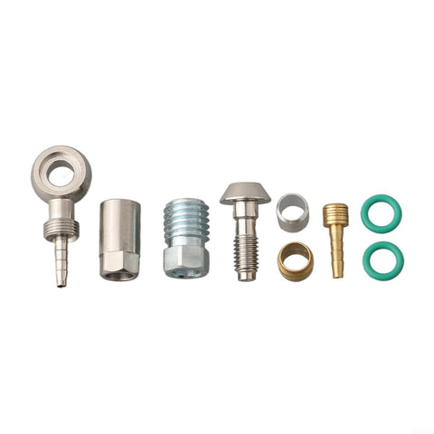 Heavy Duty Banjo Hydraulic Hose Fitting For Mountain Bike Brakes MT4 MT5 MT6 MT7 MT8 Beefy Metal Connection Part For Leak Free Seal And Easy Install