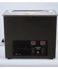 Industrial Ultrasonic Cleaner With Digital Display And Six Liter Tank, stainless steel, digital controls, heavy duty design.