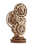 3D Puzzle Wooden Steampunk Clock 2.0 Mechanical Gear Kit For Adults And Kids Hands On Build Dope Brain Teaser Educational STEM Toy For Family Time And Skill Building, wooden gear clock